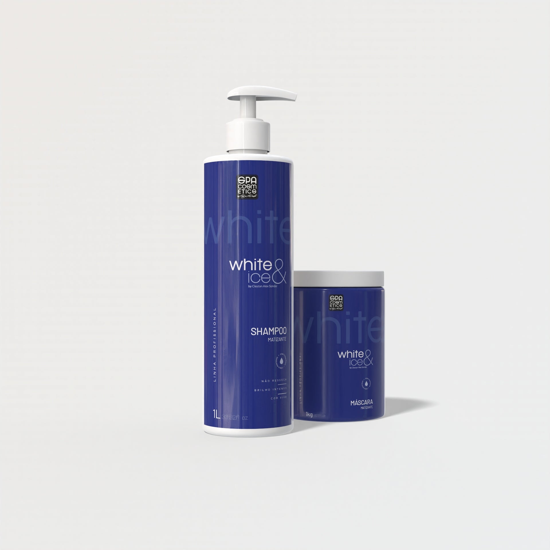 Kit Matizador White & Ice Profissional - Shampoo & Máscara