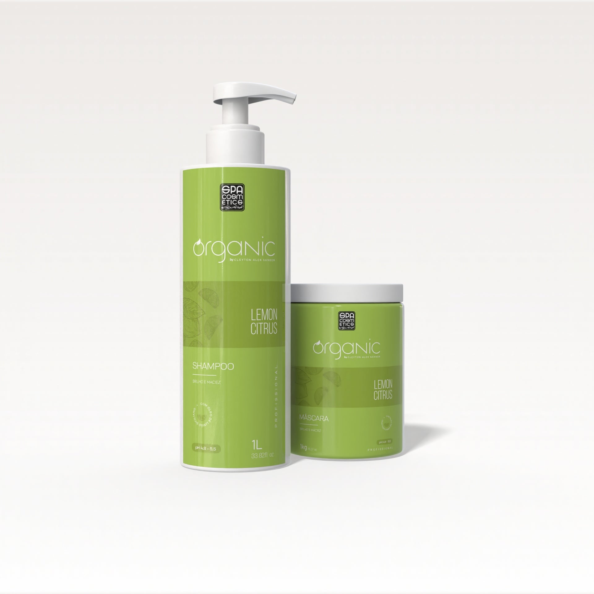 Kit Profissional Lemon Citrus Organic - Shampoo & Máscara