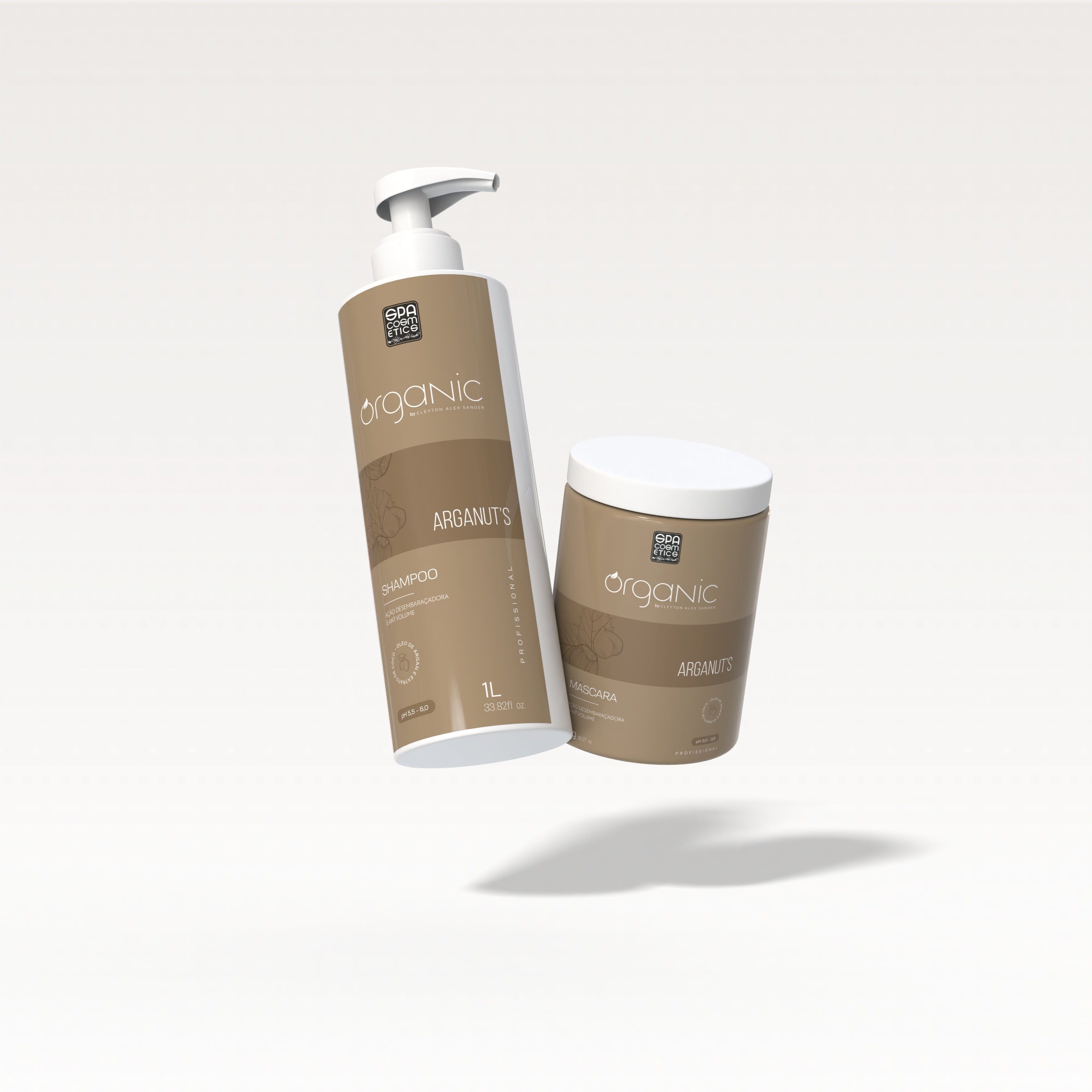 Kit Profissional ArgaNut Organic - Shampoo & Máscara