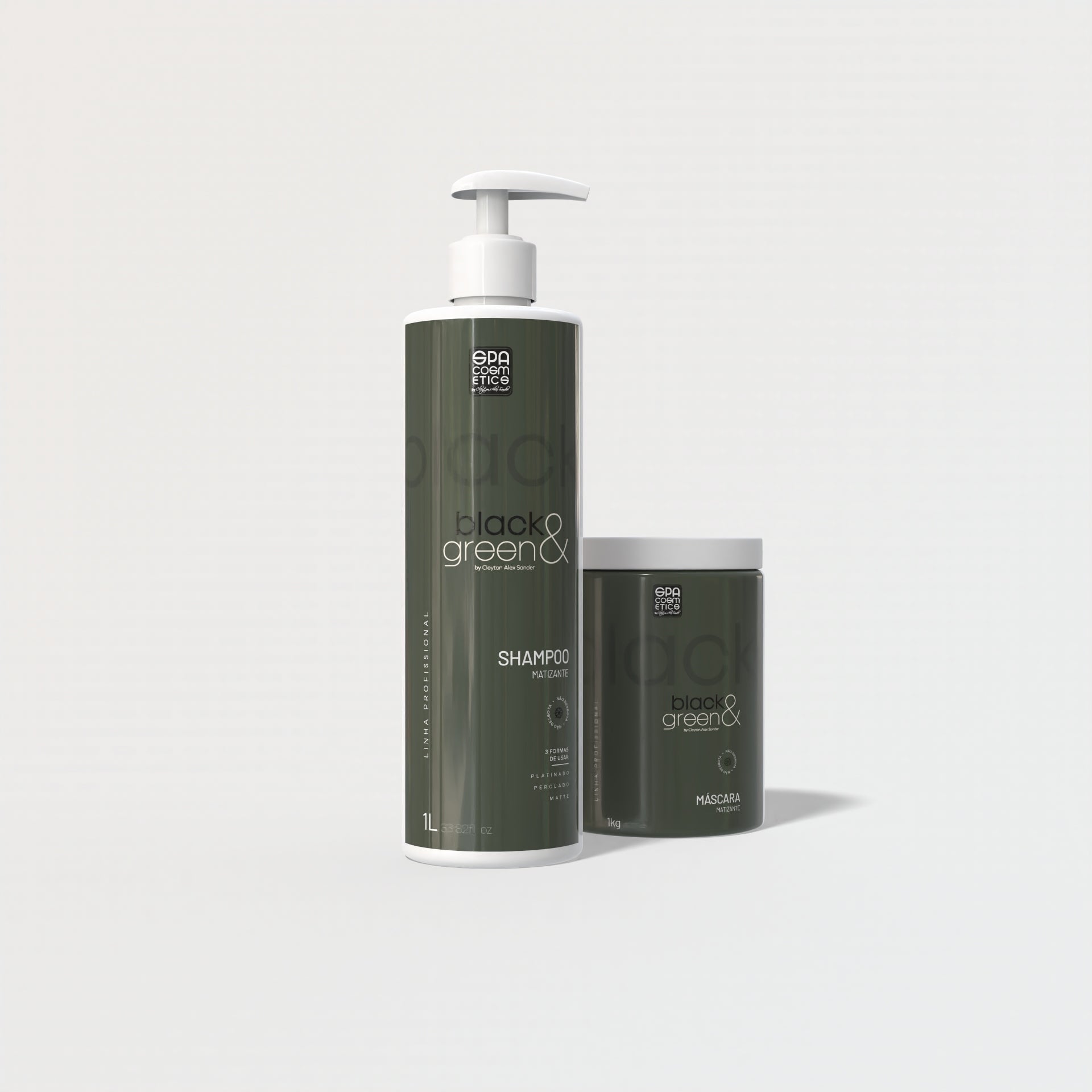Kit Black & Green Profissional - Shampoo & Máscara