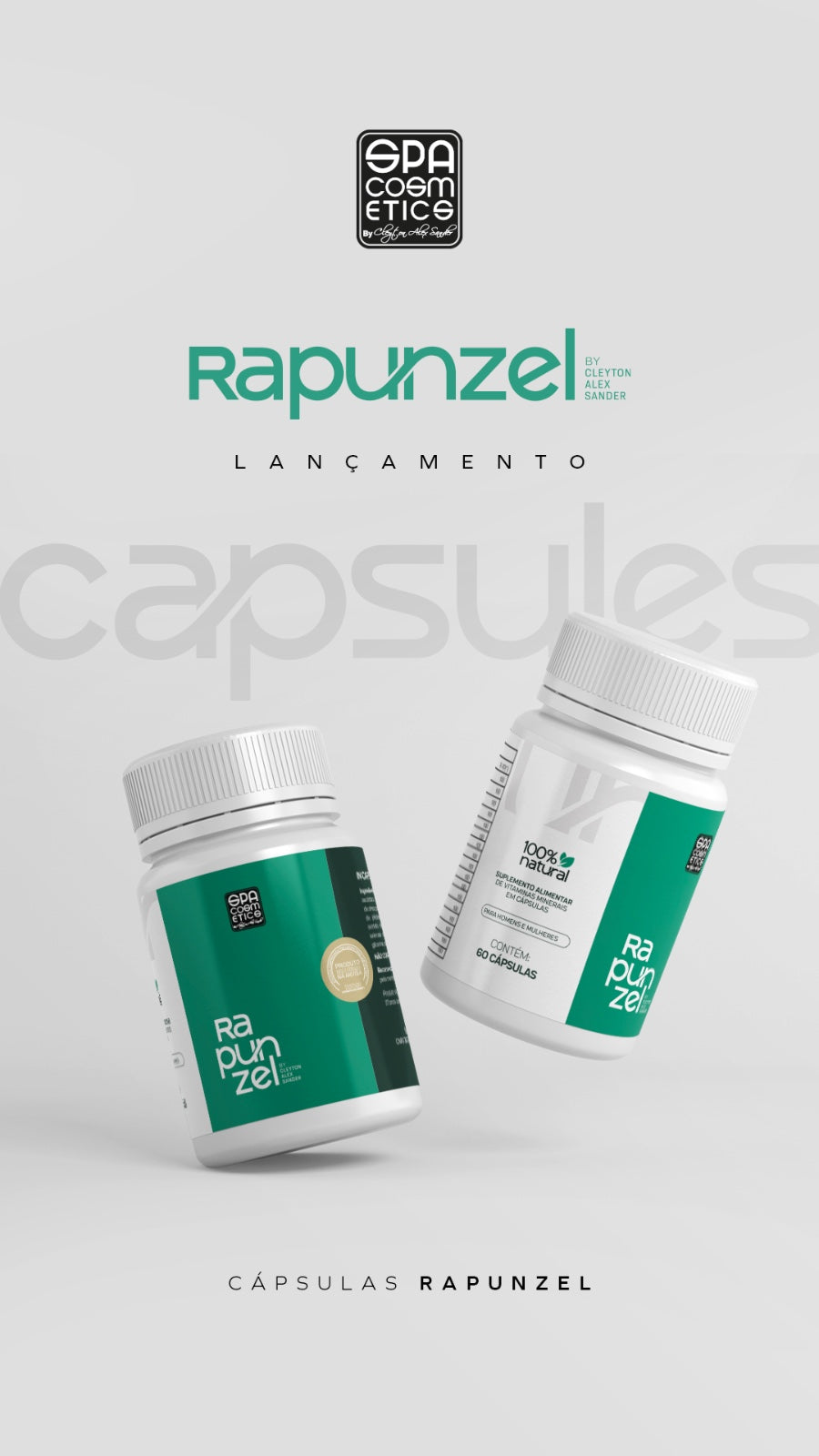 Cápsula Rapunzel - 60 Comprimidos