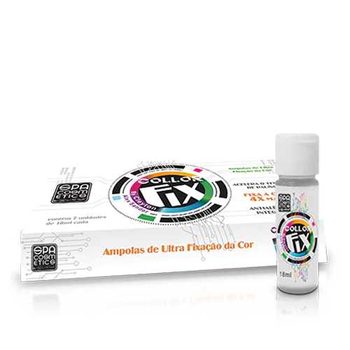 (7 Unid)  Ampolas Collor Fix - 18ml Caixa